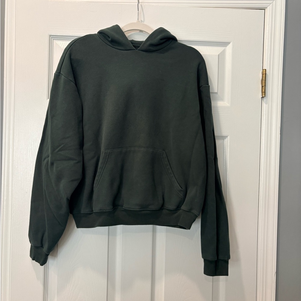 SKIMS Forest Green Hooded Sweatshirt – Size L – Excellent Condition
